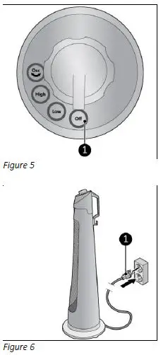 EUROM 335651 Q-Tower 1200 Electric Patio Heater 3