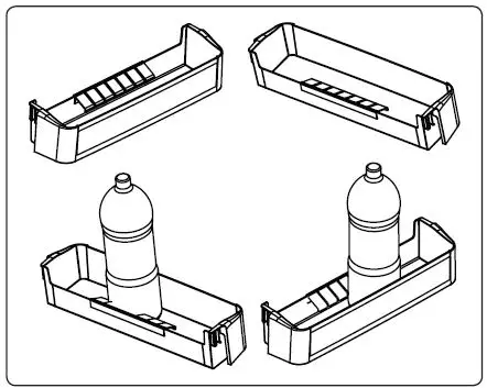 SHARP SJ-BF237M01X-EN Frost Fridge and Freezers fig 8