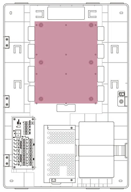Suprema Enclosure for CoreStation Installation Guide - Check the position to install CoreStation in the enclosure