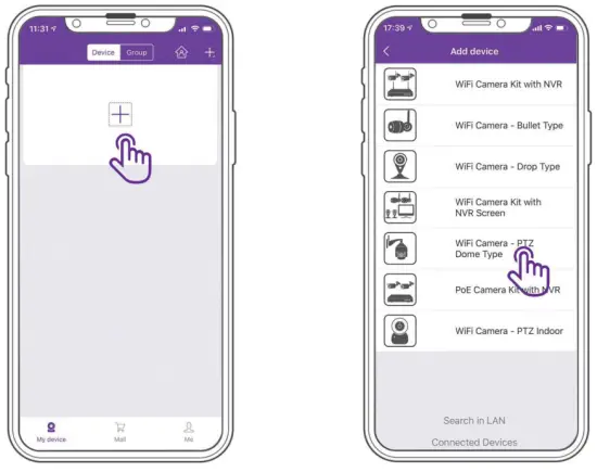 xmarto DZ2034 Wireless IP Camera - app1