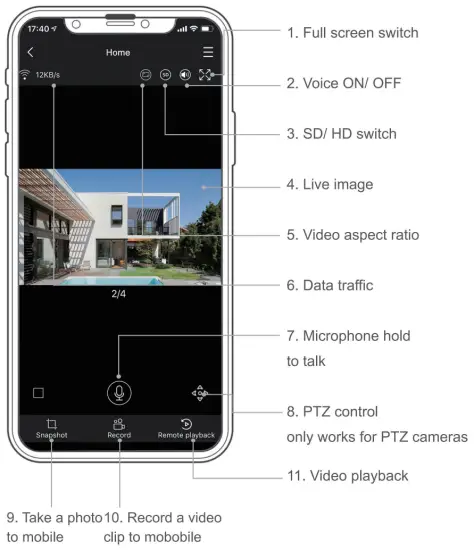 xmarto DZ2034 Wireless IP Camera - app4