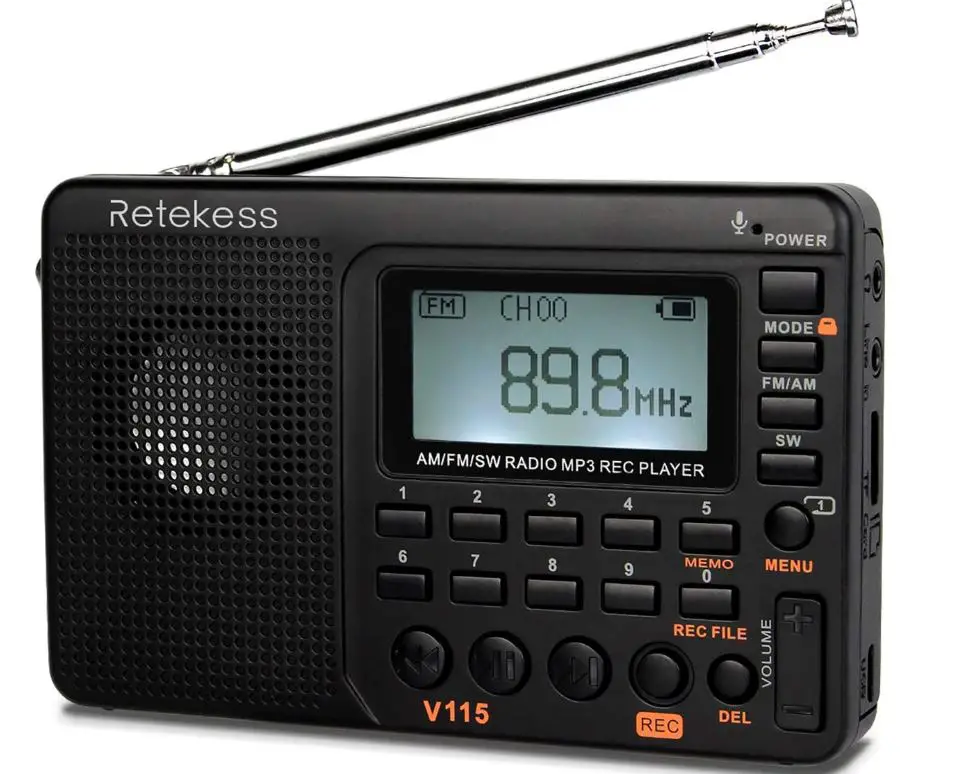 Retekess-V115-Digital -Radio-AM -FM-Portable -Shortwave-Radios-IMAGE