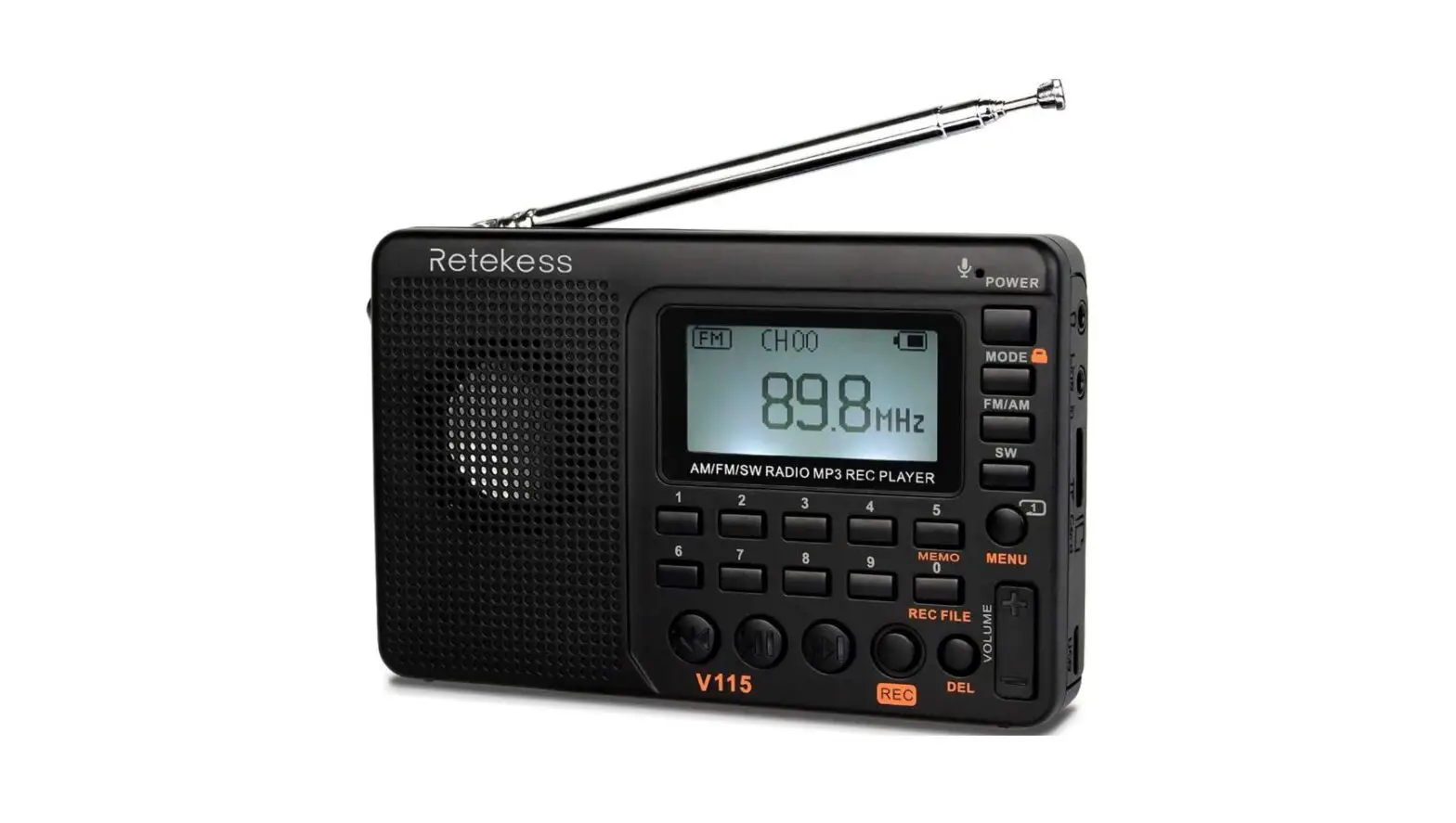 Retekess V115 Digital Radio Am Fm, Portable Shortwave Radios-complete Features/user Manual
