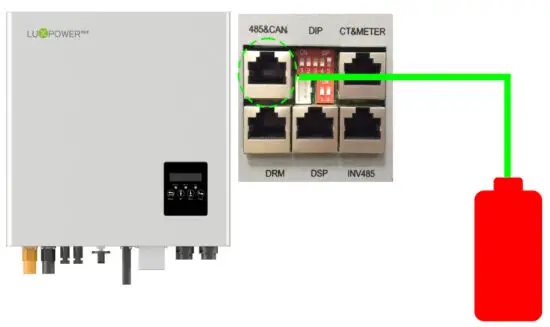 LUXPOWER LXP Series LXP 3K Hybrid Inverter - battery