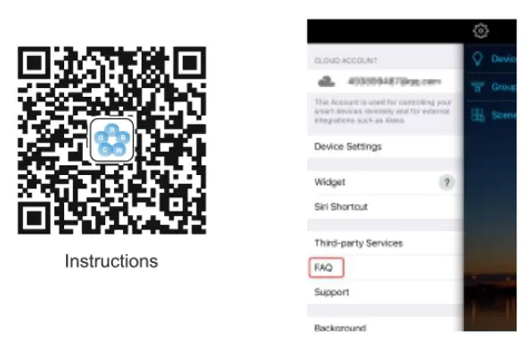 HAODENG-ZJ-BWBL1H 800Lumens-WiFi-and-Bluetooth and-Remote 3-In-1 RGBCW-WiFi-LED-Smart-Bulb-fig-4