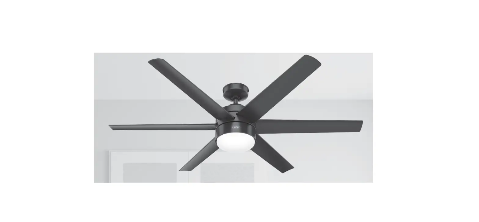 Hunter 51407 Invector Matte Black Ceiling Fan Instruction Manual Hunter 51407 Invector Matte Black Ceiling Fan Instruction Manual
