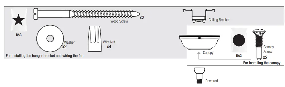 Hunter 51407 Invector Matte Black Ceiling Fan FIG 2