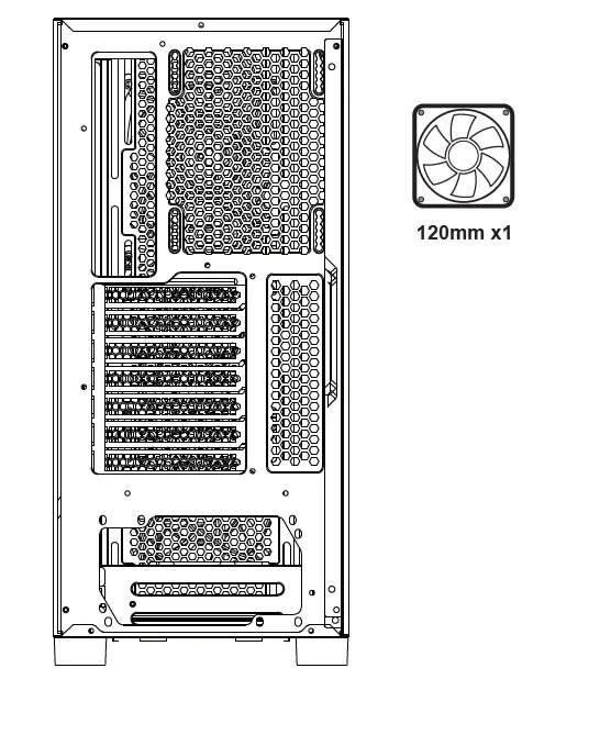 AZZA CSAZ-350 Zeno ATX Mid-Tower Case 7