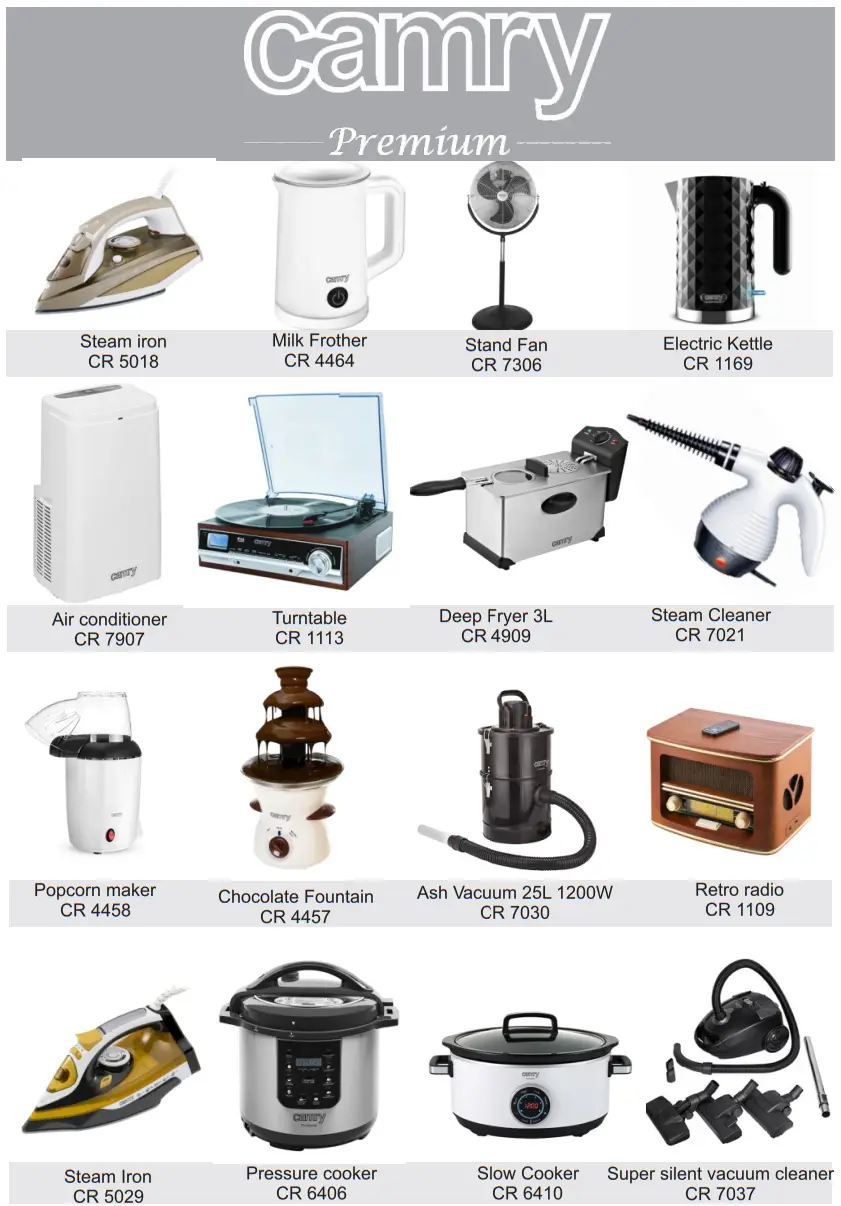 camry CR 7724 Convection Heater LCD with Remote Control - Fig2