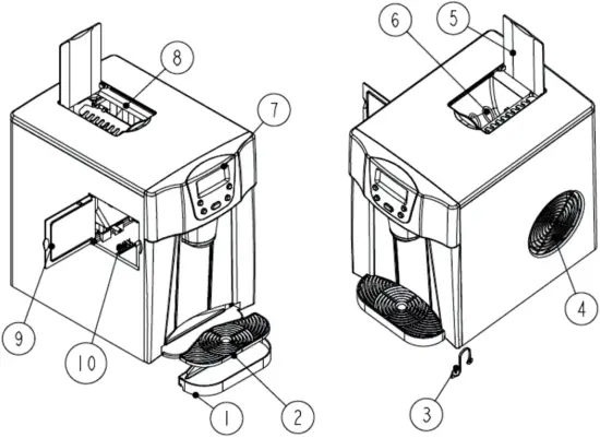 KLARSTEIN Ice Volcano 2G Ice Cube Maker PRODUCT OVERVIEW 1