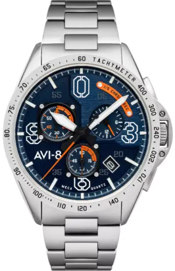 AVI-8 AV-4077 Mustang Chronograph 43mm Watch
