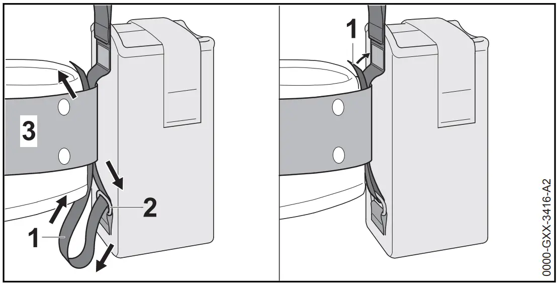 Belt bag AP with connecting cord