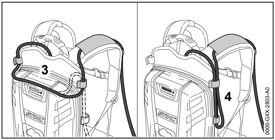 Fitting and Adjusting the Connecting Cable