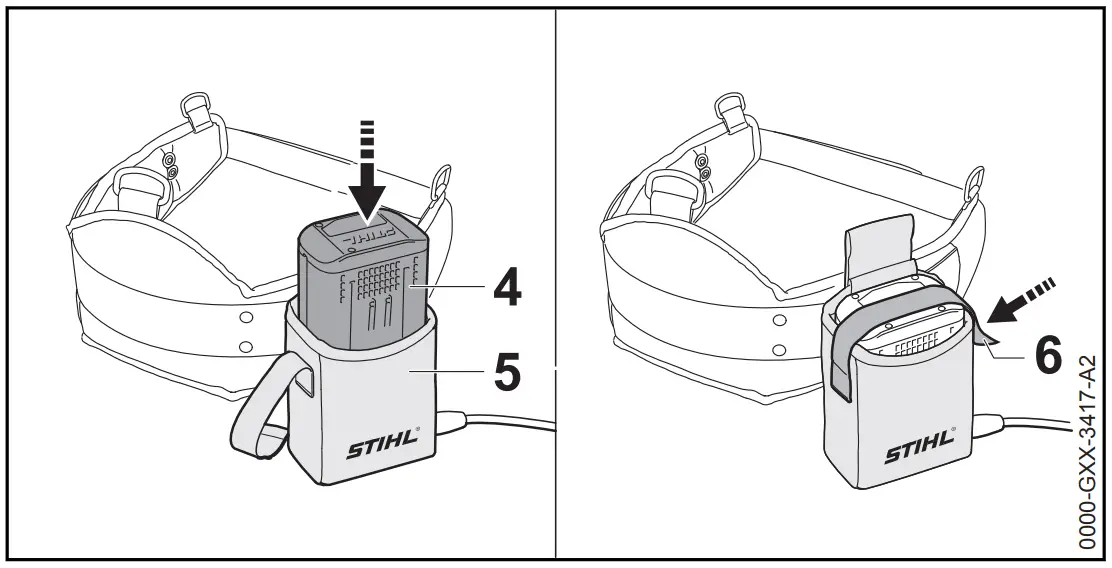 Belt bag AP with connecting cord