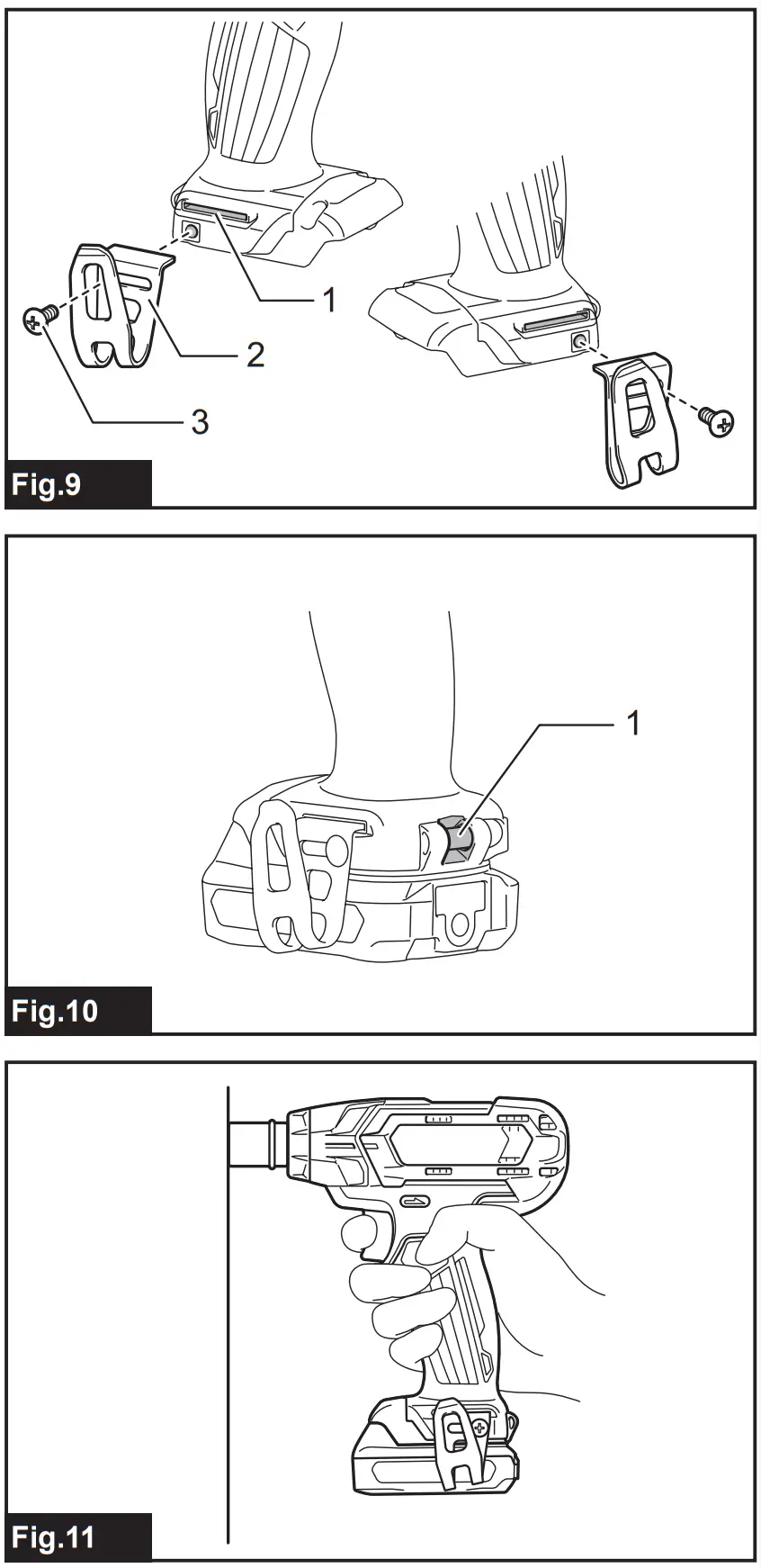 makita TW141D Cordless Impact Wrench fig 2