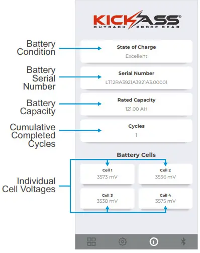 KICKASS KA12120 LIONRDU 12V 120AH LiFePO4 Lithium Battery - app2