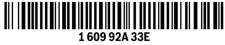 BOSCH GWS 13 125 CIX Professional Mini Grinder - bar code