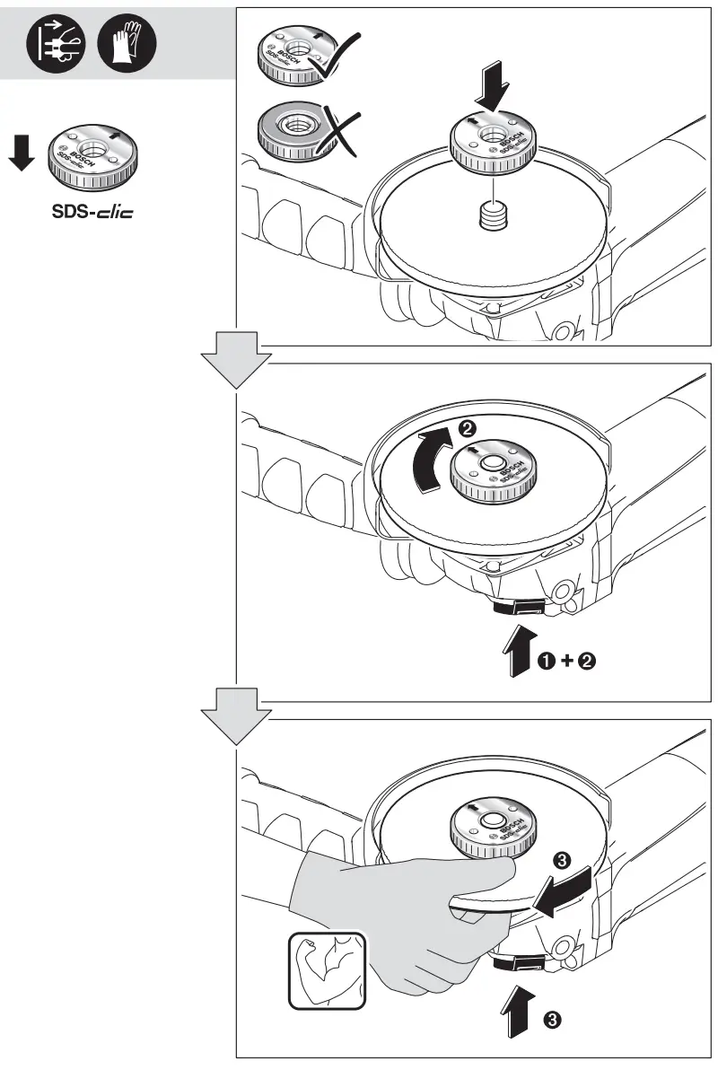 BOSCH GWS 13 125 CIX Professional Mini Grinder - fig 12