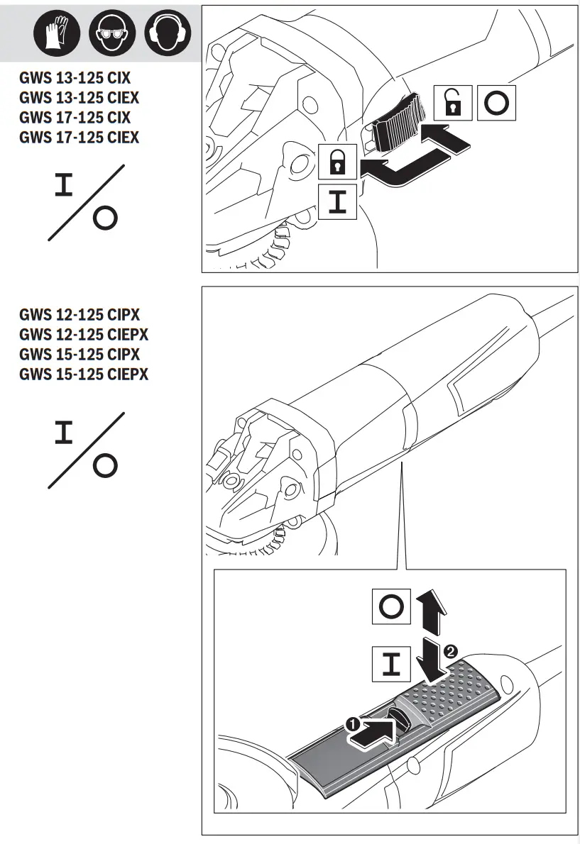 BOSCH GWS 13 125 CIX Professional Mini Grinder - fig 14