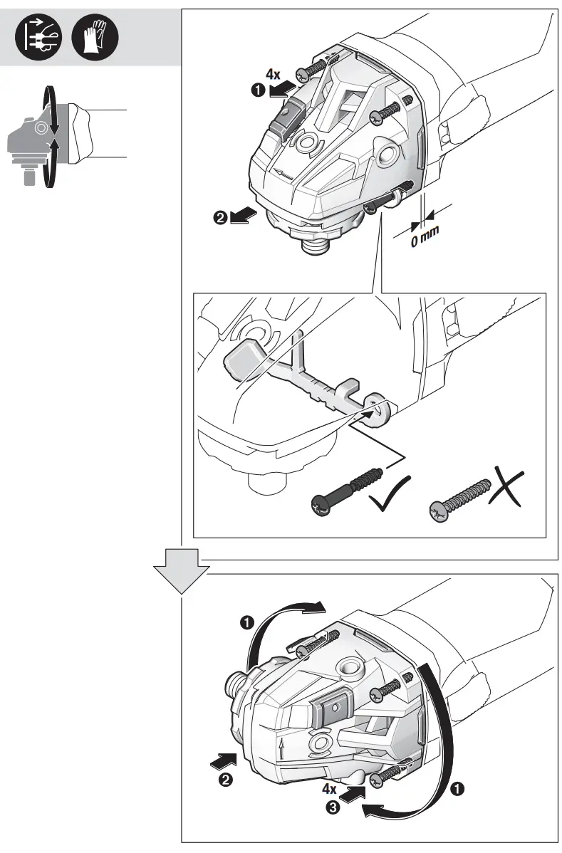 BOSCH GWS 13 125 CIX Professional Mini Grinder - fig 16