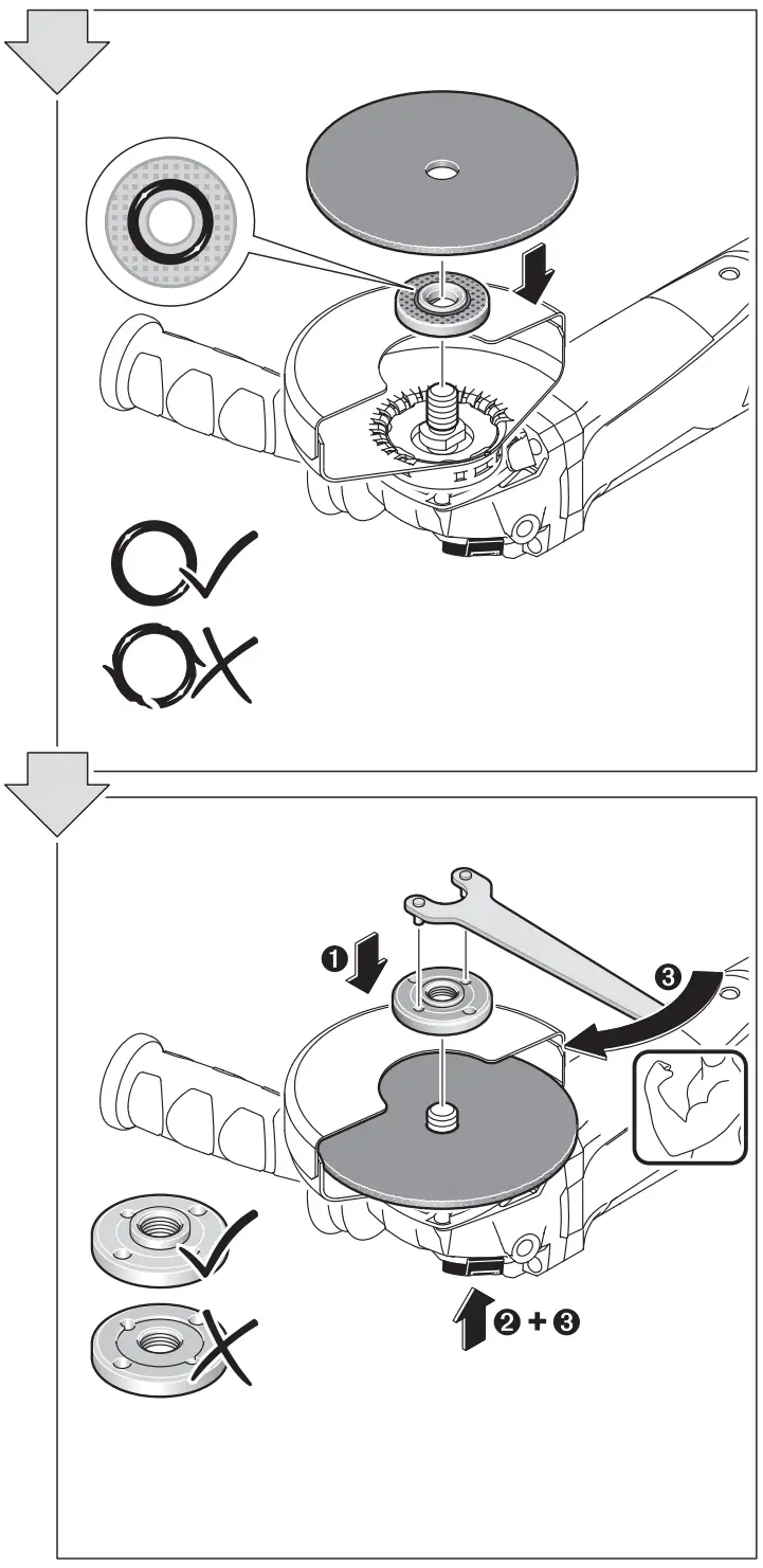 BOSCH GWS 13 125 CIX Professional Mini Grinder - fig 5
