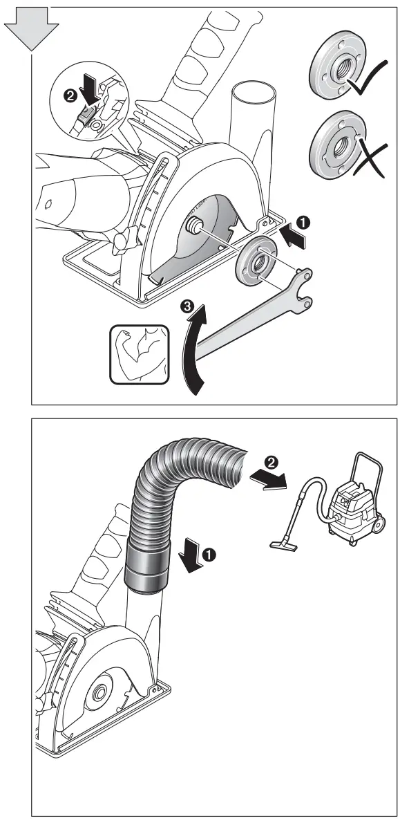 BOSCH GWS 13 125 CIX Professional Mini Grinder - fig 7