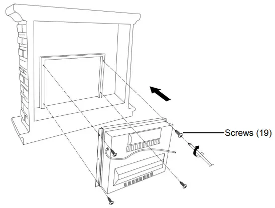 EDYO LIVING ZHX-23-040 Combination Electric Fireplace-fig5