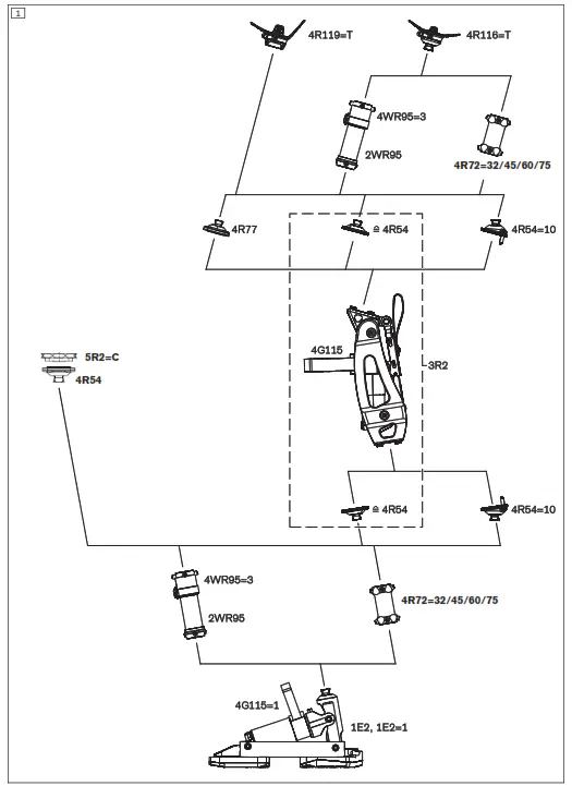 ottobock 1E2 ProCarve Foot Standard - Fig1