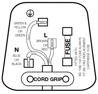 beko Refrigerator - CORD GRIP