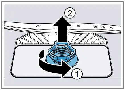 BOSCH SGV4HCX48E Dishwasher Instruction Manual - Cleaning filters