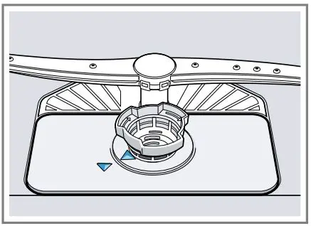 BOSCH SGV4HCX48E Dishwasher Instruction Manual - Insert the filter system into the appliance