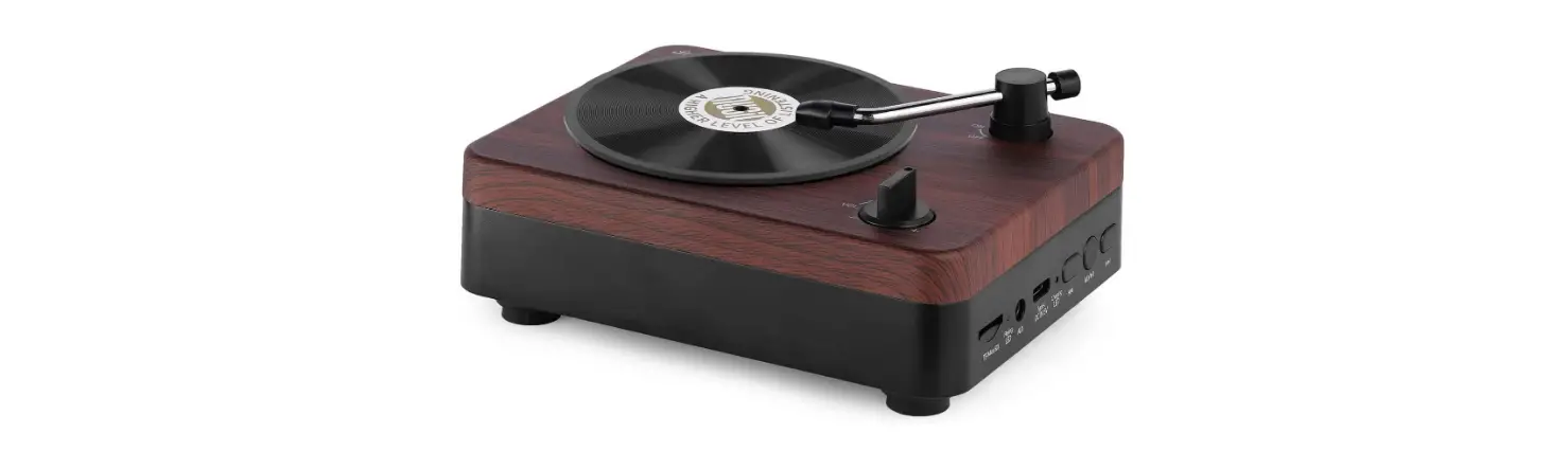 Sensemild Bluetooth Speaker, Vinyl Record Player Old Fashioned Classic Style User Guide