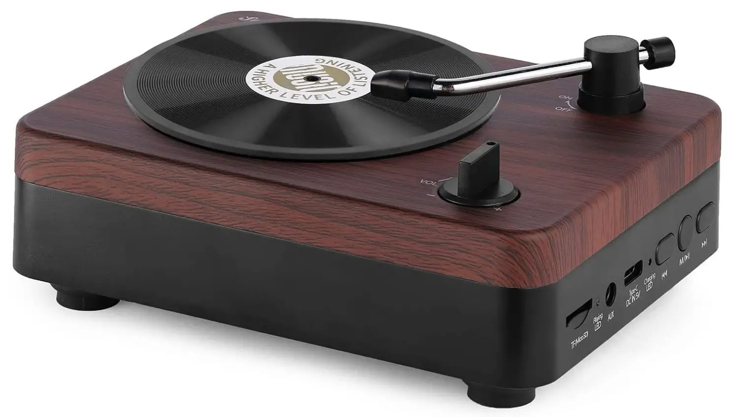 SENSEMILD-Bluetooth-Speaker-Vinyl-Record-Player-Old-Fashioned-Classic-Style