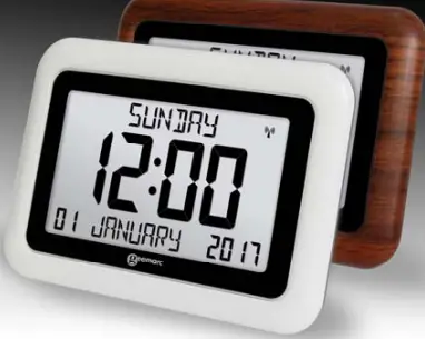 geemarc Viso 10 MSF Radio Controlled Calendar Clock-fig1