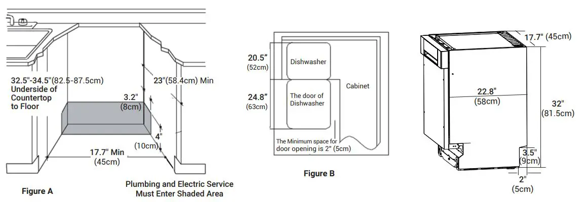 Mueller DW-1800 Professional Series 18 Inch Built-In Dishwasher 7