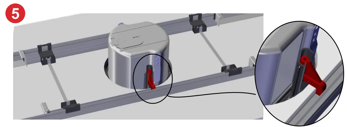 biamp SPA RAIL48 Desono Ceiling Loudspeaker - gasket 2