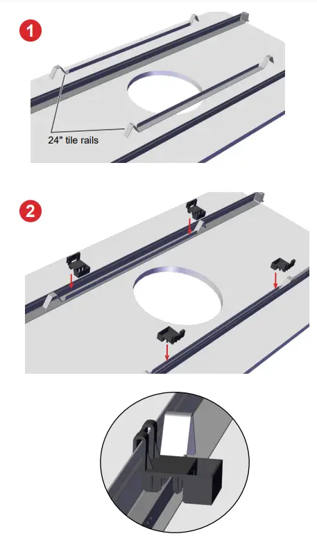biamp SPA RAIL48 Desono Ceiling Loudspeaker - gasket 3