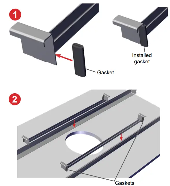 biamp SPA RAIL48 Desono Ceiling Loudspeaker - gasket