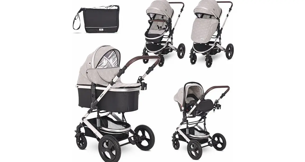 Lorelli 10021582147 Boston 3-in-1 Reversible Travel System Instruction Manual