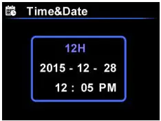 UNI-T UTi80P Compact Thermal Imager User Manual - Date and Time