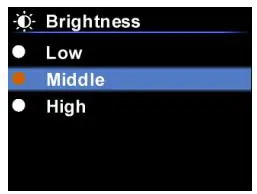 UNI-T UTi80P Compact Thermal Imager User Manual - Display Brightness