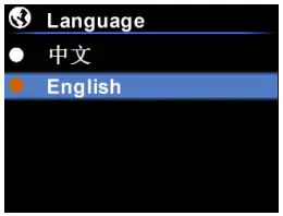 UNI-T UTi80P Compact Thermal Imager User Manual - Language