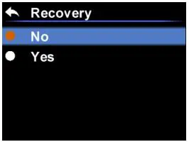 UNI-T UTi80P Compact Thermal Imager User Manual - restore Settings
