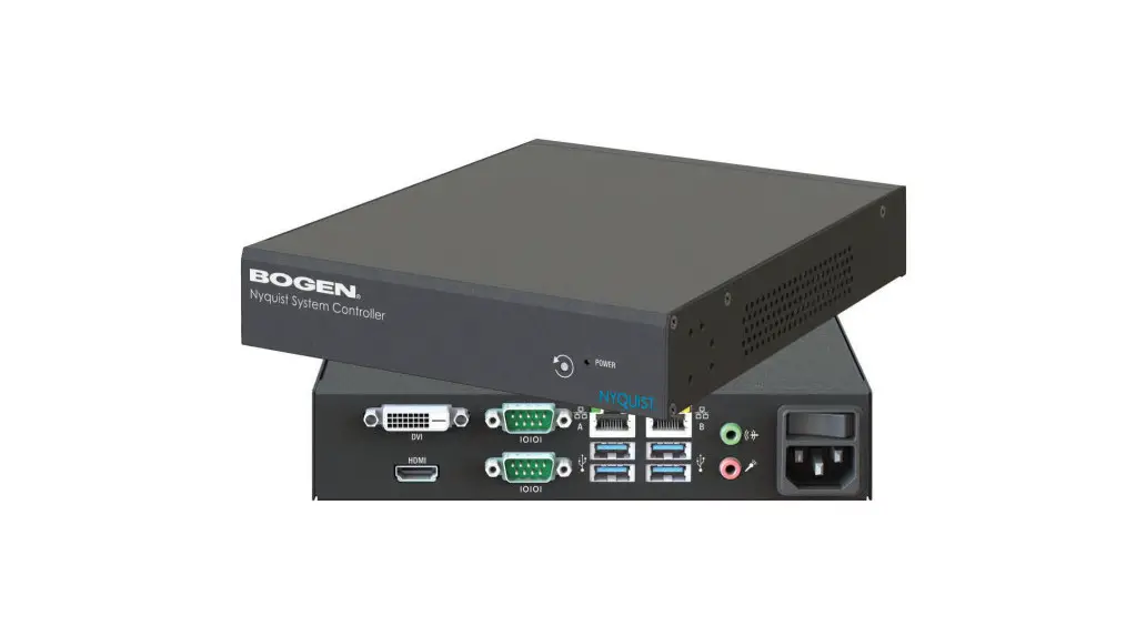 Bogen Nq-sysctrl Nyquist System Controller User Guide