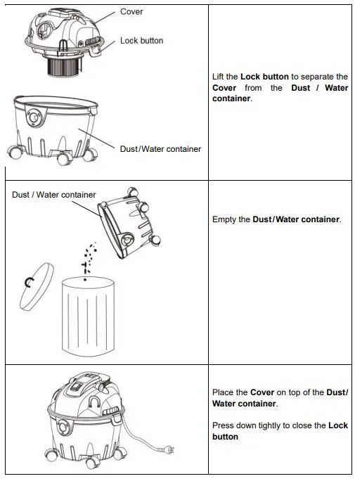 PowerPac PPV1500 Vacuum Cleaner Wet and Dry Blower with Vacuum 16KPA Suction-fig8