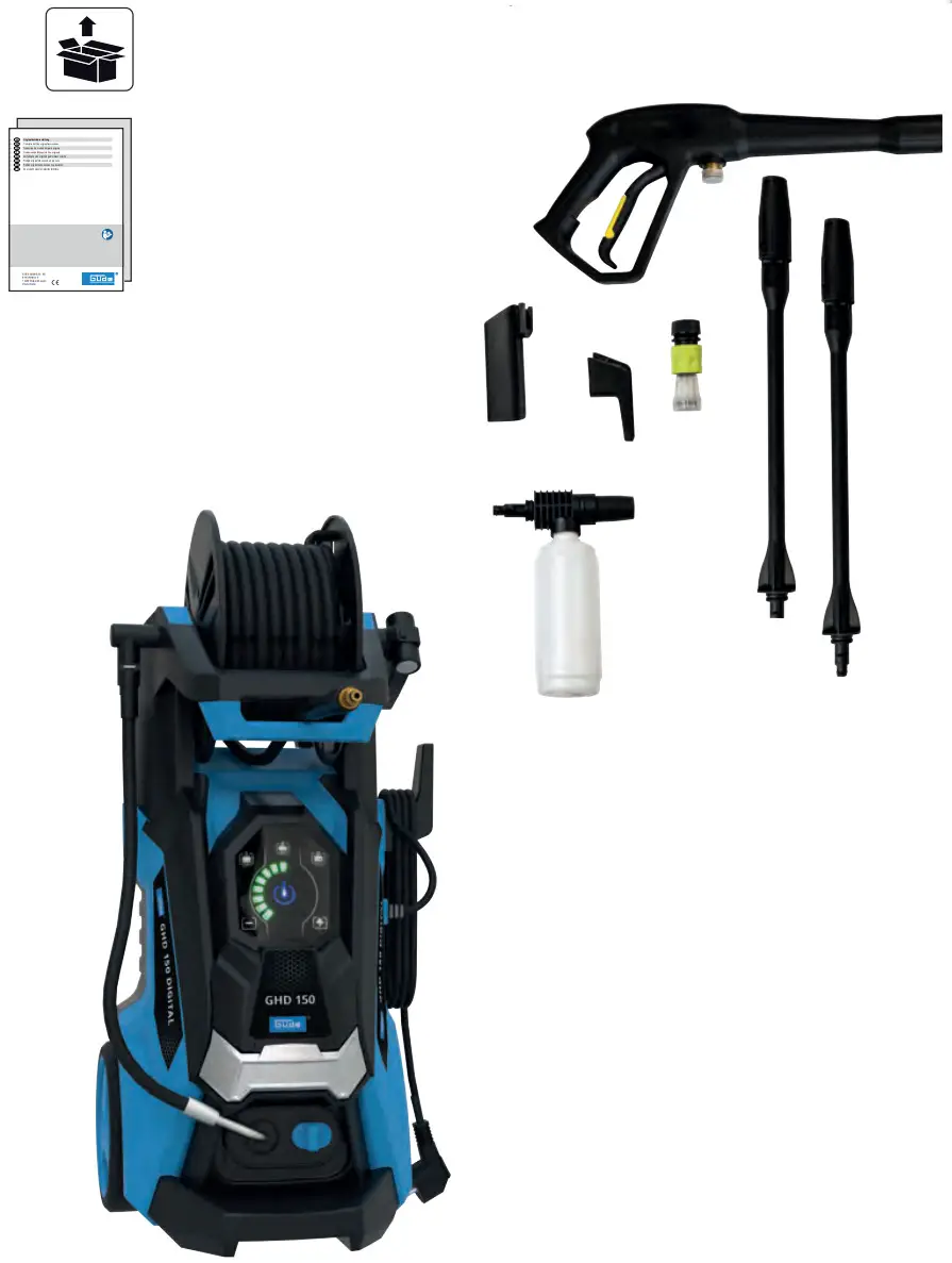 Gude GHD 150 High Pressure Washer - Figure 1