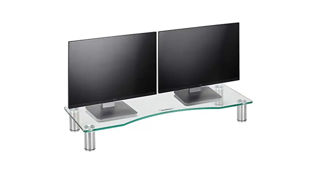Vonhaus 3005078 Large Curved Glass Monitor Stand Instruction Manual