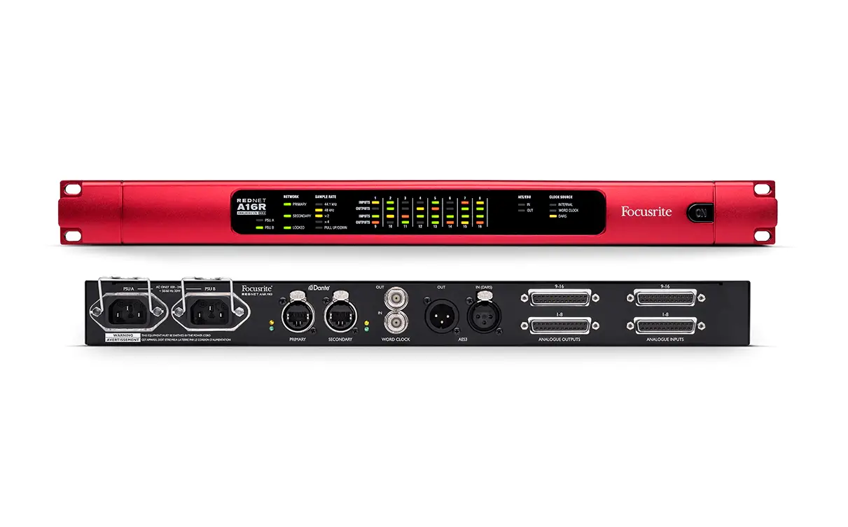 Focusrite Red Net A16r Mkii User Guide