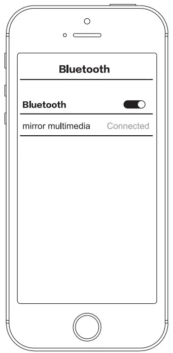 Jim s Maison GL 3056 31 5 Round Frameless Wall Mount Anti Fog Bathroom Vanity Mirror - Bluetooth Music