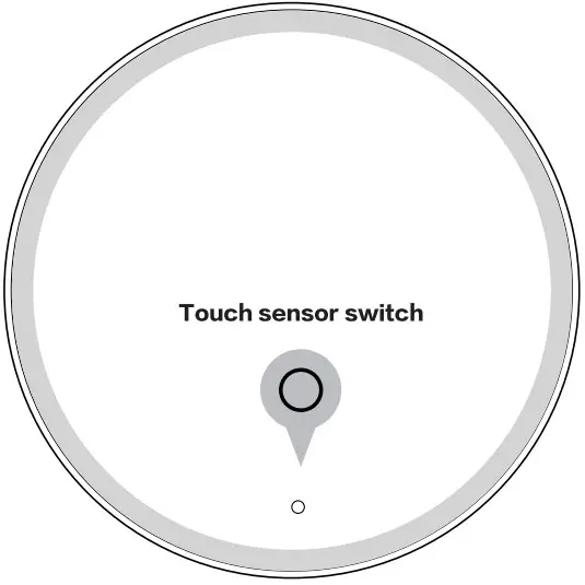 Jim s Maison GL 3056 31 5 Round Frameless Wall Mount Anti Fog Bathroom Vanity Mirror - LED Light